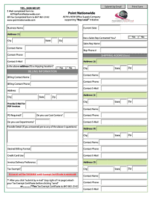 Point Nationwide  Form