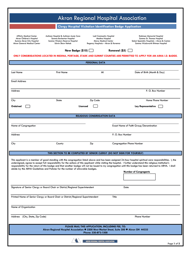 Akron General Medical Center L Barberton Citizens Hospital L  Form