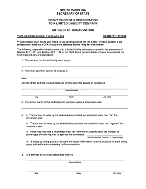 Forms Conv Corp to LLC DOC