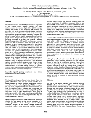 Does Context Really Matter? American Statistical Association Amstat  Form