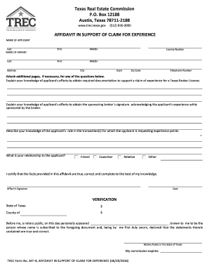  Fillable Trec Forms 2012