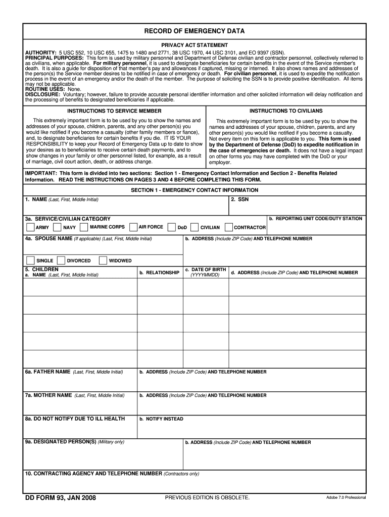 PRIVACY ACT STATEMENT AUTHORITY 5 USC 552, 10 USC 655, 1475 to 1480 and 2771, 38 USC 1970, 44 USC 3101, and EO 9397 SSN Ct Tamus  Form