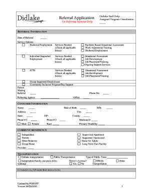 Didlake Application Form