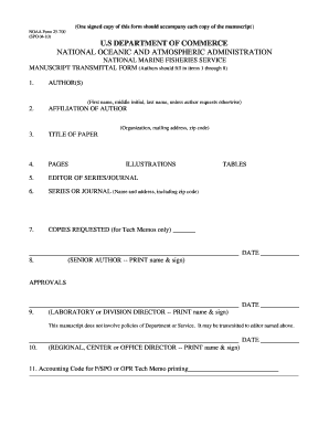 Noaa Form 25 700