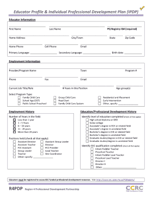 How to Fill Out Ipdp Form