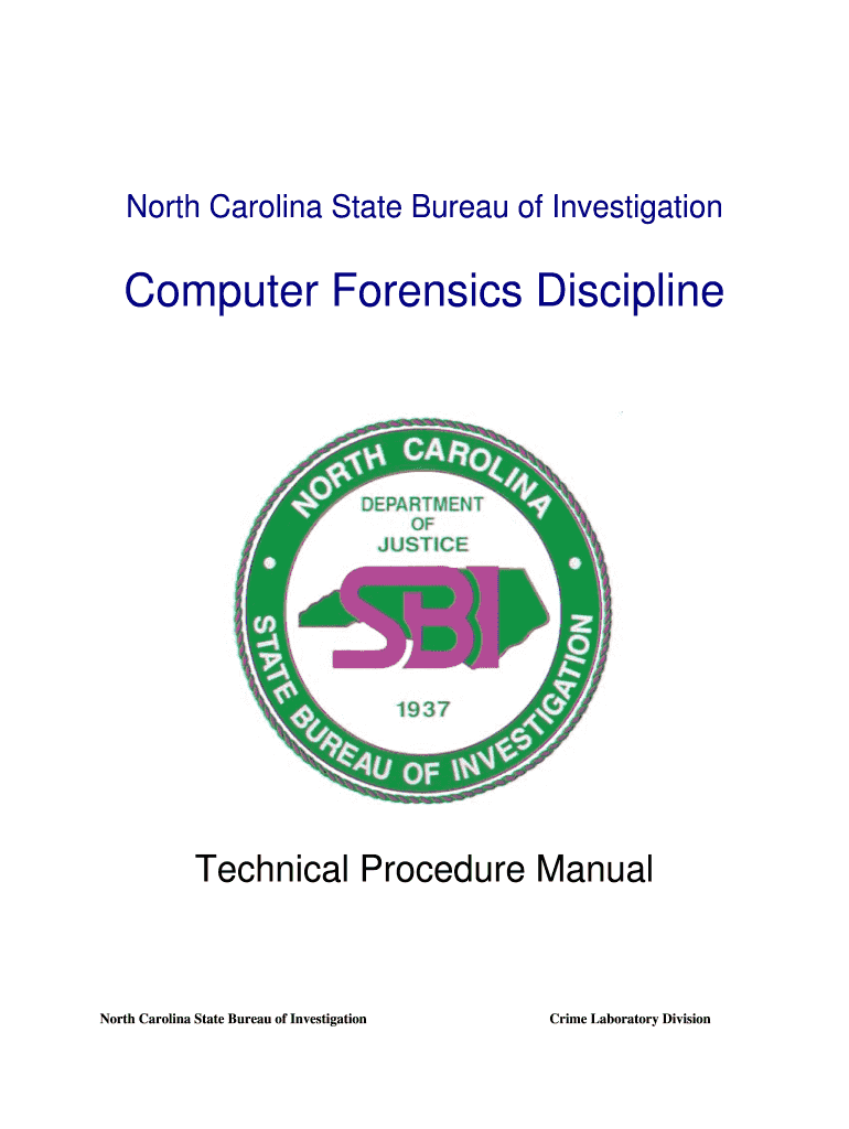 Computer Forensics Discipline  Form