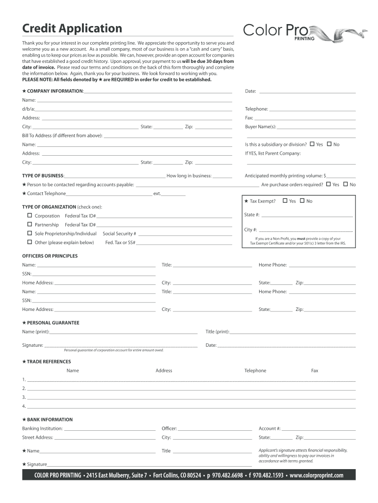 Thank You for Your Interest in Our Complete Printing Line  Form