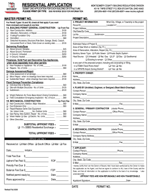 RESIDENTIAL APPLICATION Mcohio  Form
