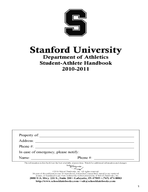 Stanford University  Form