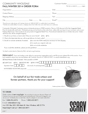 S12 W Order Form LONG Indd Serrv