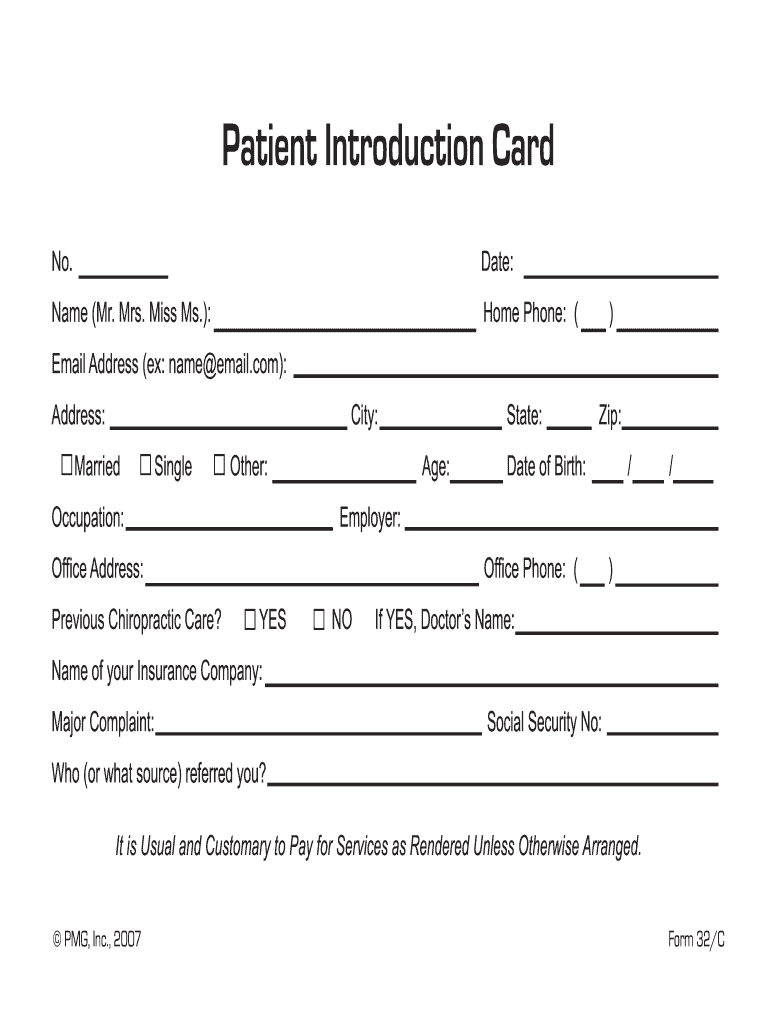 Download Patient Forms 2 of 2 Spine Health