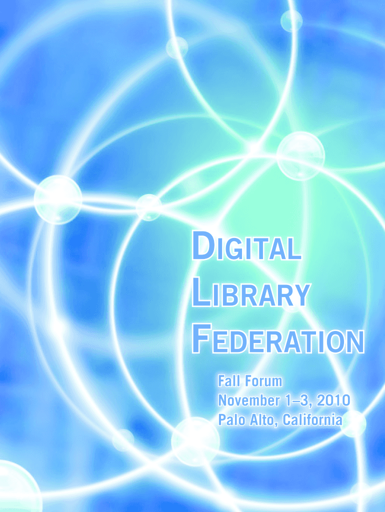 Forum Schedule with Presentation Links Digital Library Diglib  Form