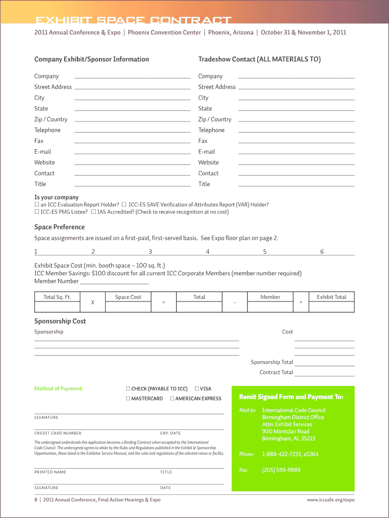 InternatIonal Code CounCIl  Form