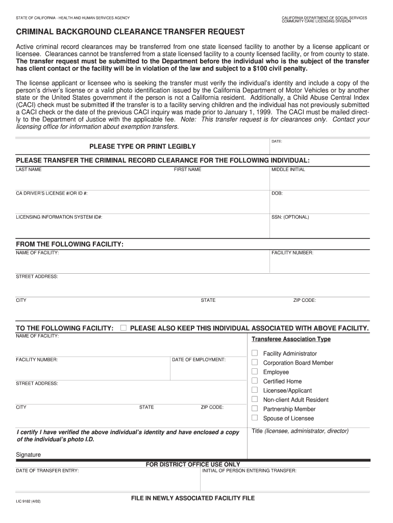  Lic 9182  Form 2002