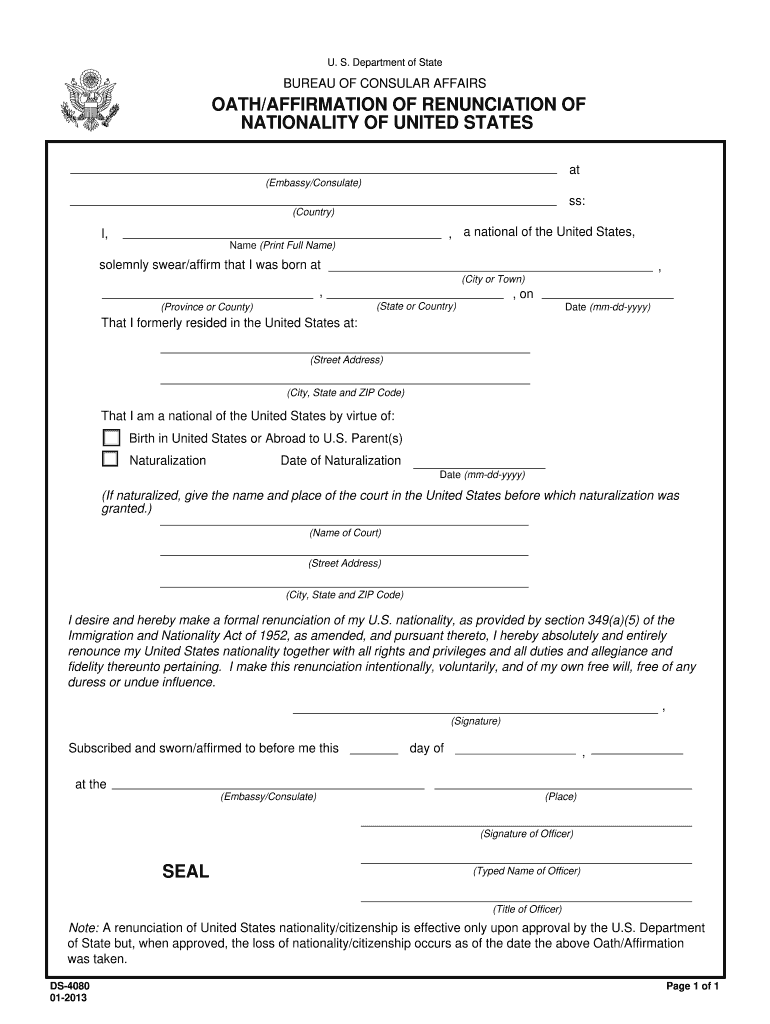 Get and Sign Ds 4080 2013-2022 Form