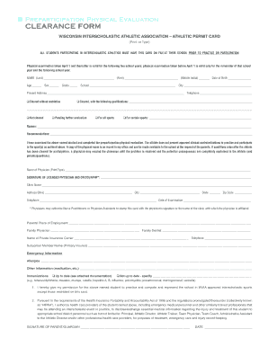 CLEARANCE FORM Mercyhealthsystem