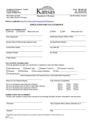 Kdororgtaxclearanceselfdefaultaspx Form