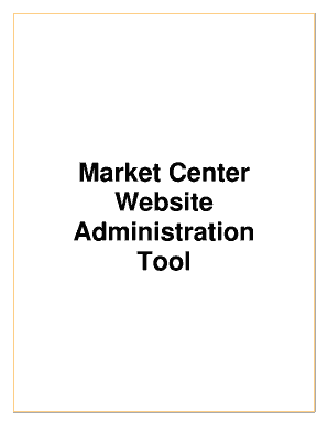 Market Center Website Administration Tool KW Support  Form