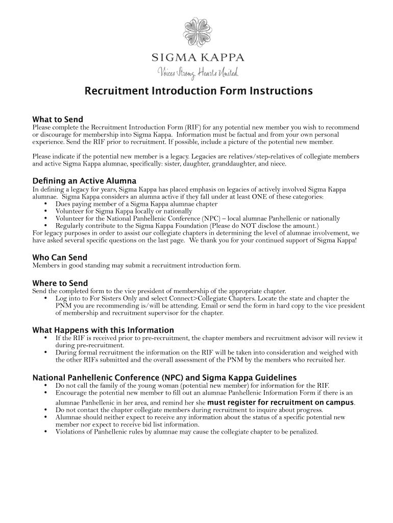 Recruitment Introduction Form Instructions  Auburn University  Auburn