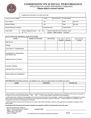 Application Commissions on Judicial Performance Coloradojudicialperformance