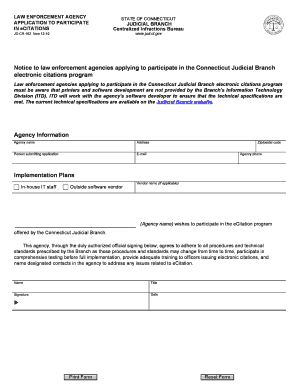 Ct Agency Application  Form