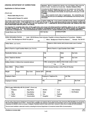  Adc Visitation Form 2012