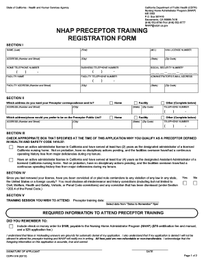 Nhap California  Form