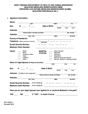 Qsq 1 Form