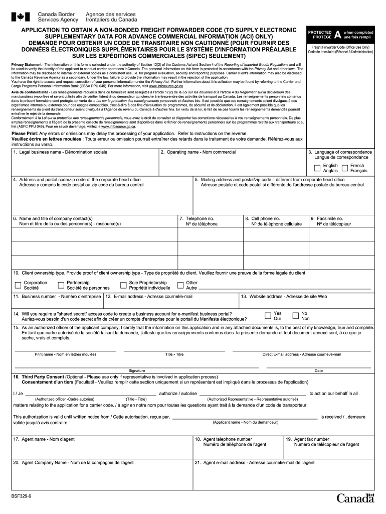 Bsf 329 7 Form