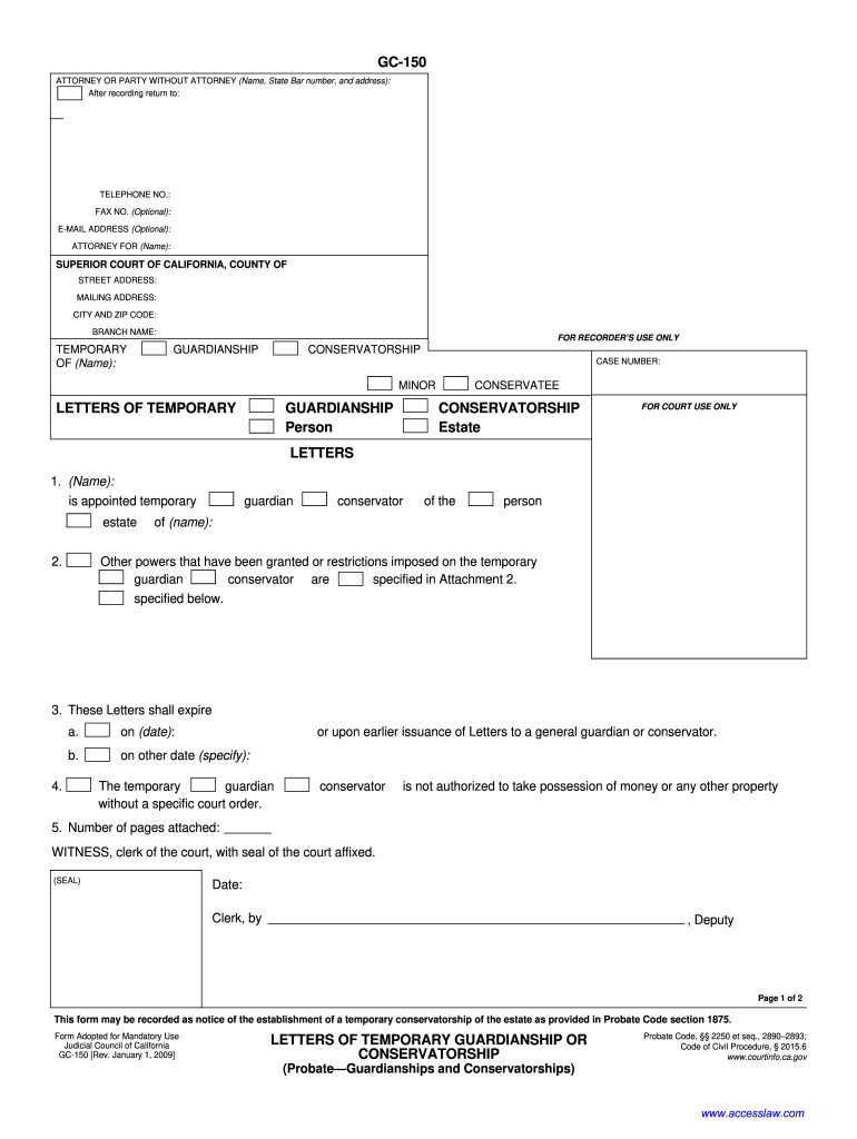 Gc 150  Form