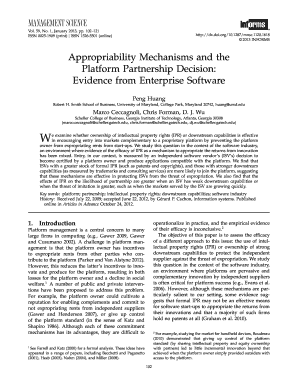 Cooperative Commercialization Strategies for Technology Start Ups Mgt Gatech  Form