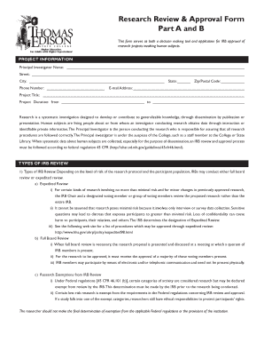 Research Review &amp;amp Tesc  Form