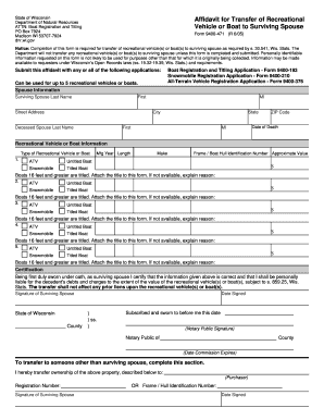  Dnr Form 9400 471 2005