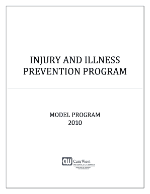 Injury and Illness Prevention Program Example  Form