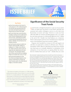 Significance of the Social Security  Form