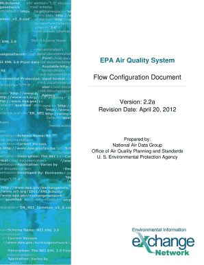 EPA Air Quality System Flow Configuration Document Epa  Form