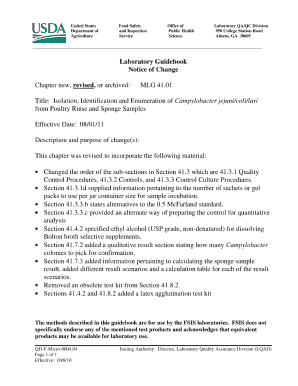 Fsis Mlg 4101 Form