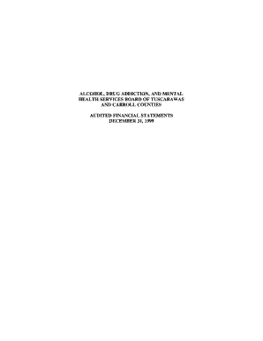 ALCOHOL, DRUG ADDICTION, and MENTAL Auditor State Oh  Form