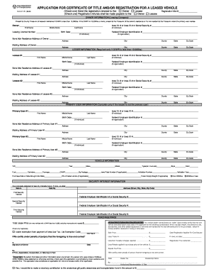  Iowa Title Application PDF 2008