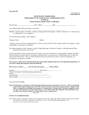 Rapid Reporting Social Security  Form