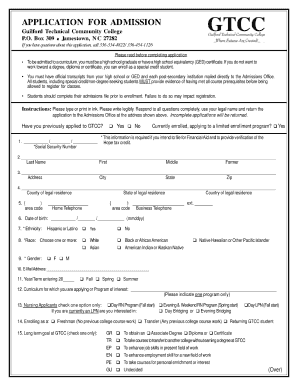 Gtcc Jamestown Phone Number Form