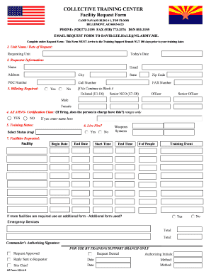Blank Camp Forms