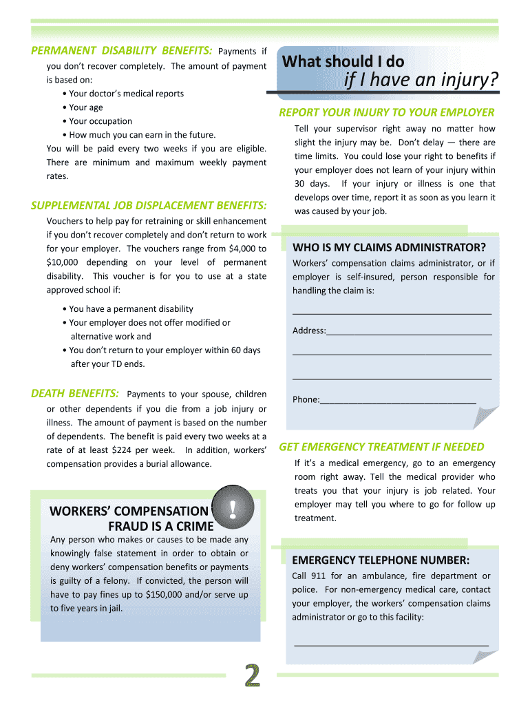  Dwc Time of Hire Pamplet  Form 2007