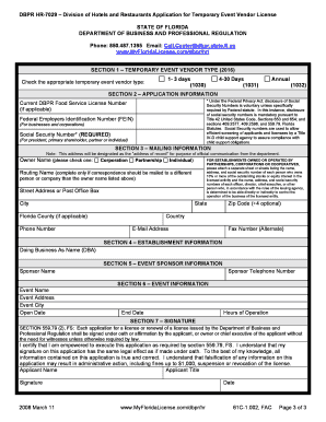 Hr 7029 Dbpr  Form