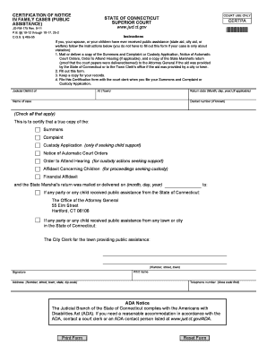 Ct Warrant Search  Form