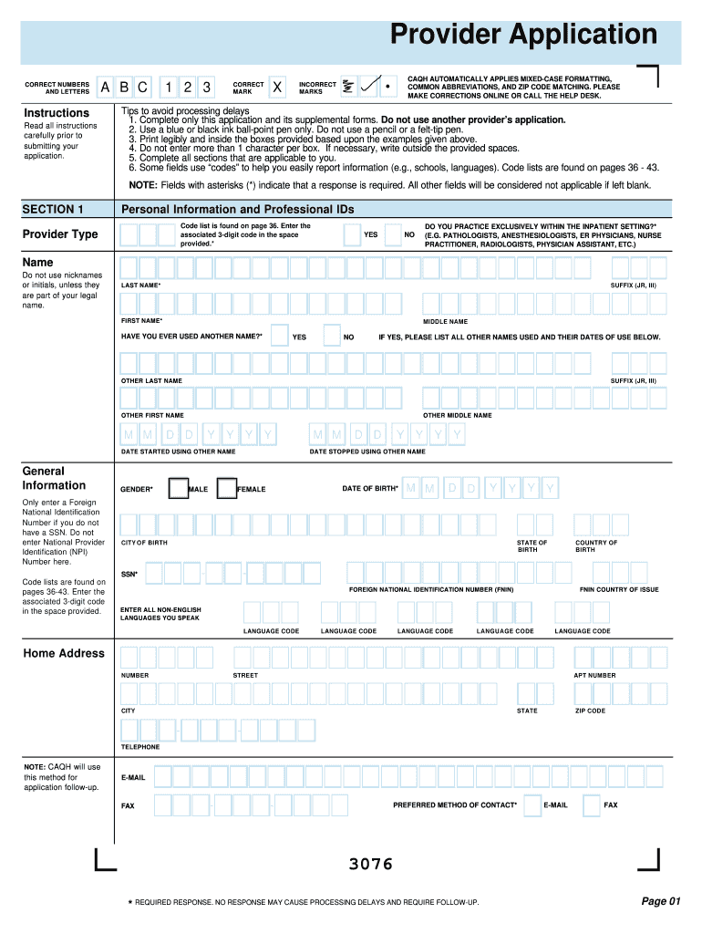 Caqh Provider Login  Form