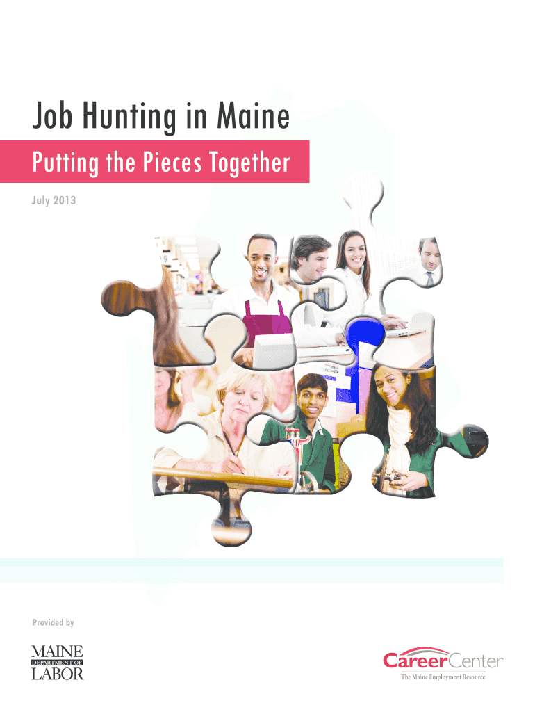 Job Hunting in Maine Maine CareerCenter  Form