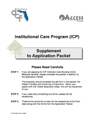 Icp Application Form