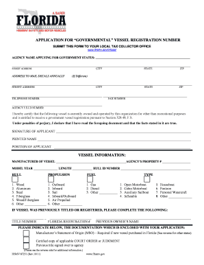 Governmental Flhsmv  Form