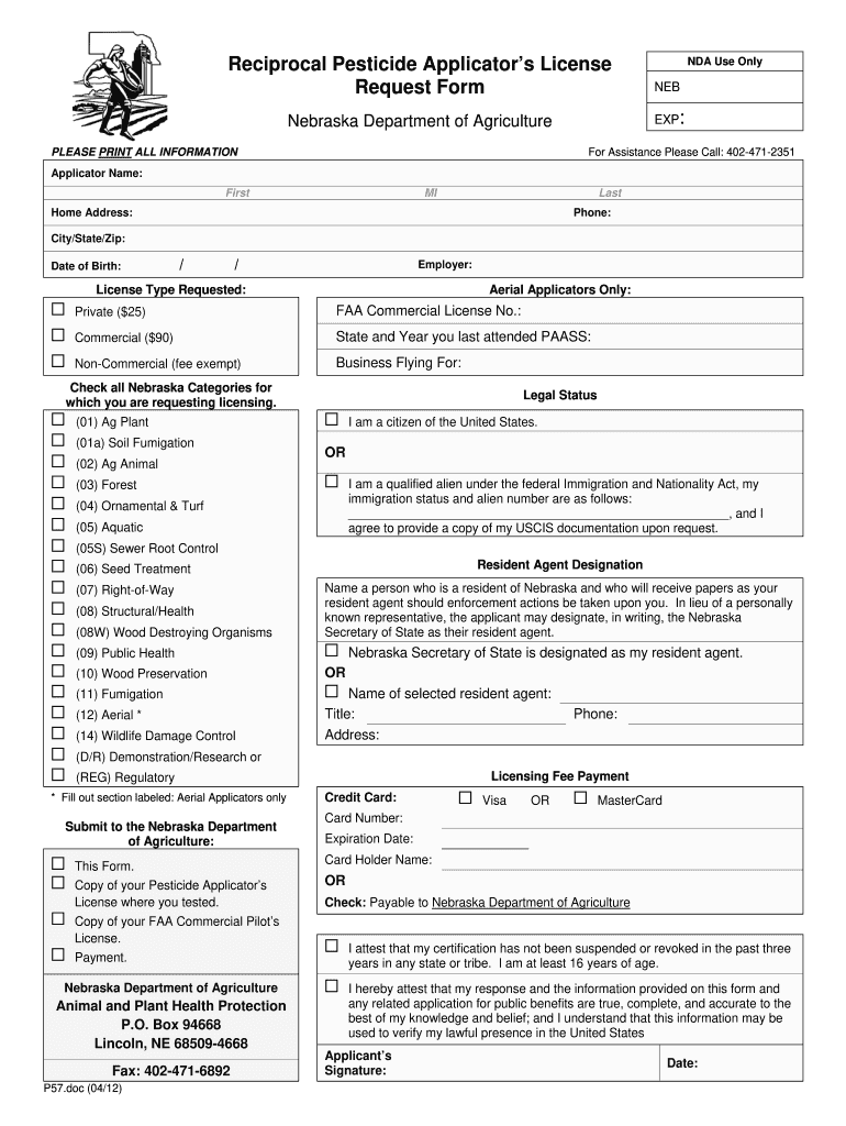 Nebraska Business Forms